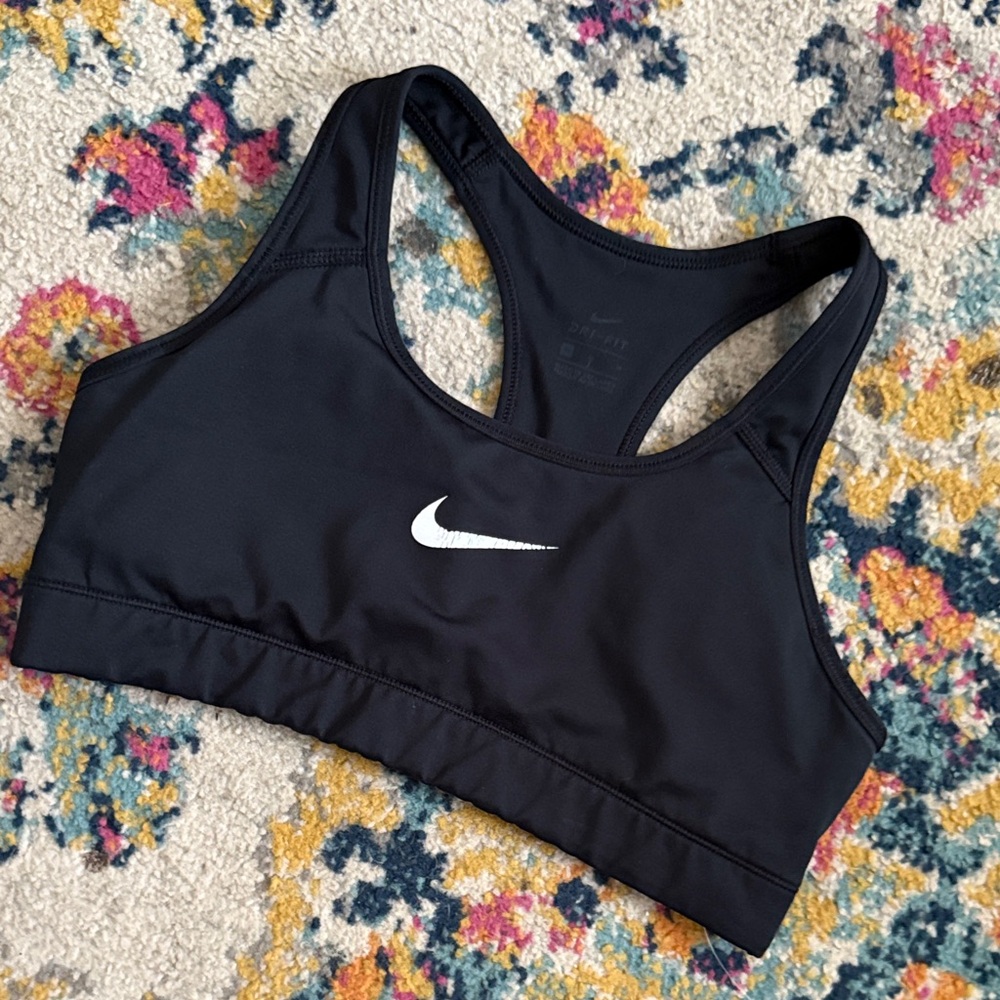 Nike Black Racerback Sports Bra